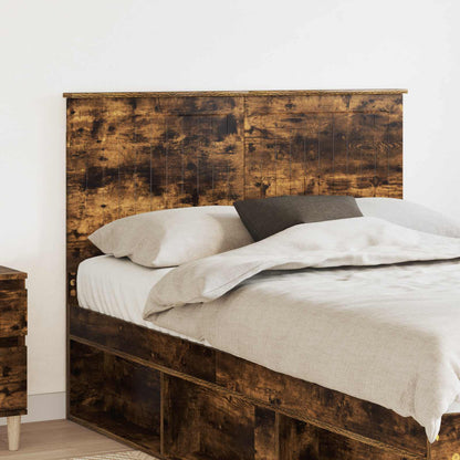 vidaXL Kopfteil mit Kopfteil Geräucherte Eiche 135 cm Holzwerkstoff