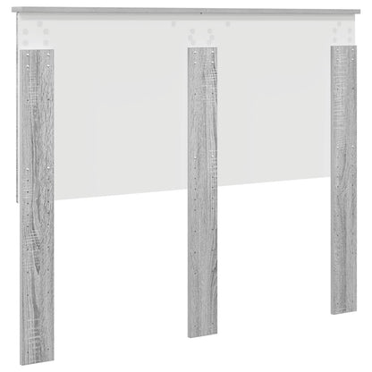 vidaXL Kopfteil mit Kopfteil Graues Sonoma 135 cm Holzwerkstoff