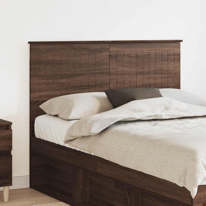 vidaXL Kopfteil mit Kopfteil Braun Eichen-Optik 135 cm Holzwerkstoff