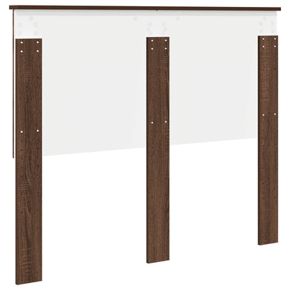 vidaXL Kopfteil mit Kopfteil Braun Eichen-Optik 135 cm Holzwerkstoff