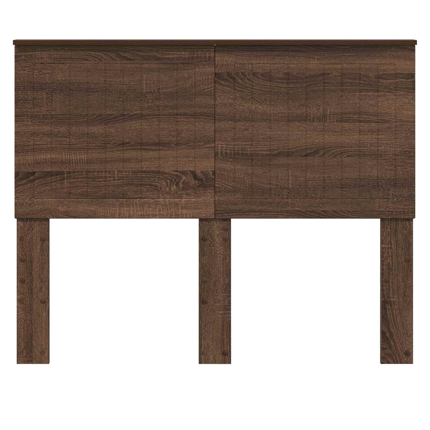 vidaXL Kopfteil mit Kopfteil Braun Eichen-Optik 135 cm Holzwerkstoff