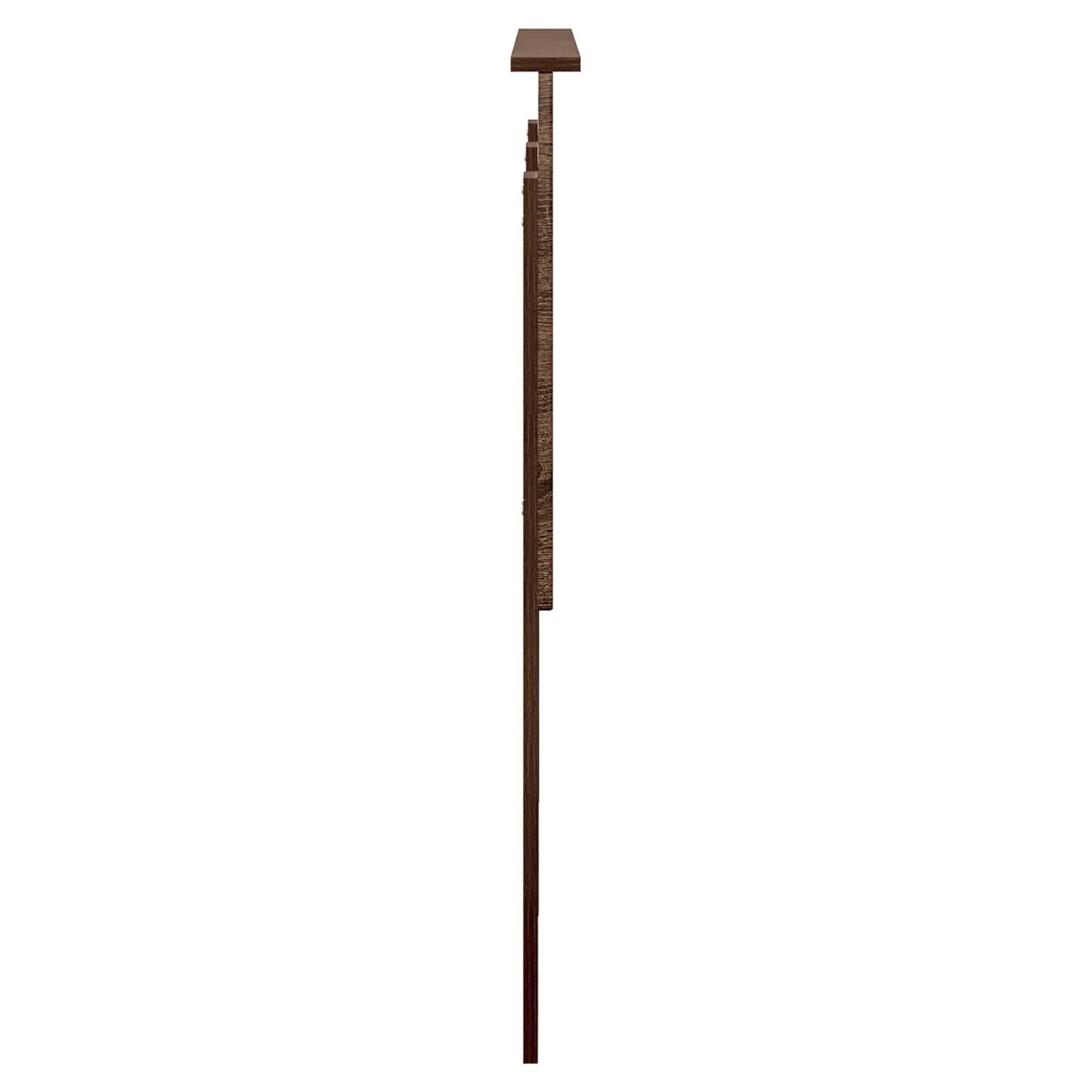 vidaXL Kopfteil mit Kopfteil Braun Eichen-Optik 135 cm Holzwerkstoff