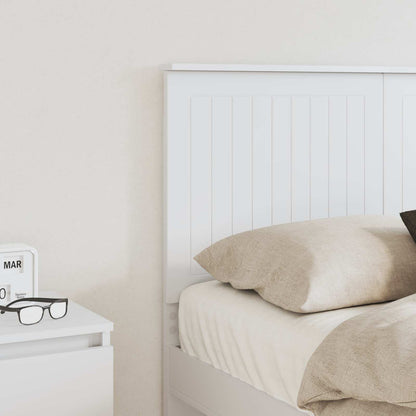 Kopfteil mit Kopfteil Weiß 120 cm Holzwerkstoff
