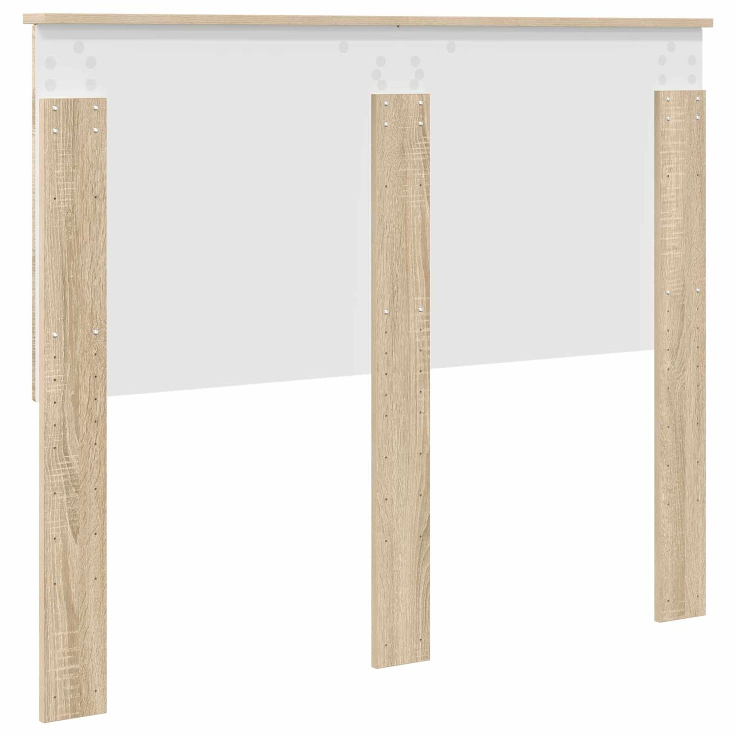 Kopfteil mit Kopfteil Sonoma-Eiche 120 cm Holzwerkstoff