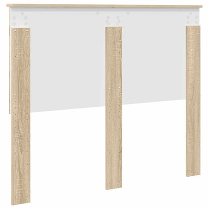 Kopfteil mit Kopfteil Sonoma-Eiche 120 cm Holzwerkstoff