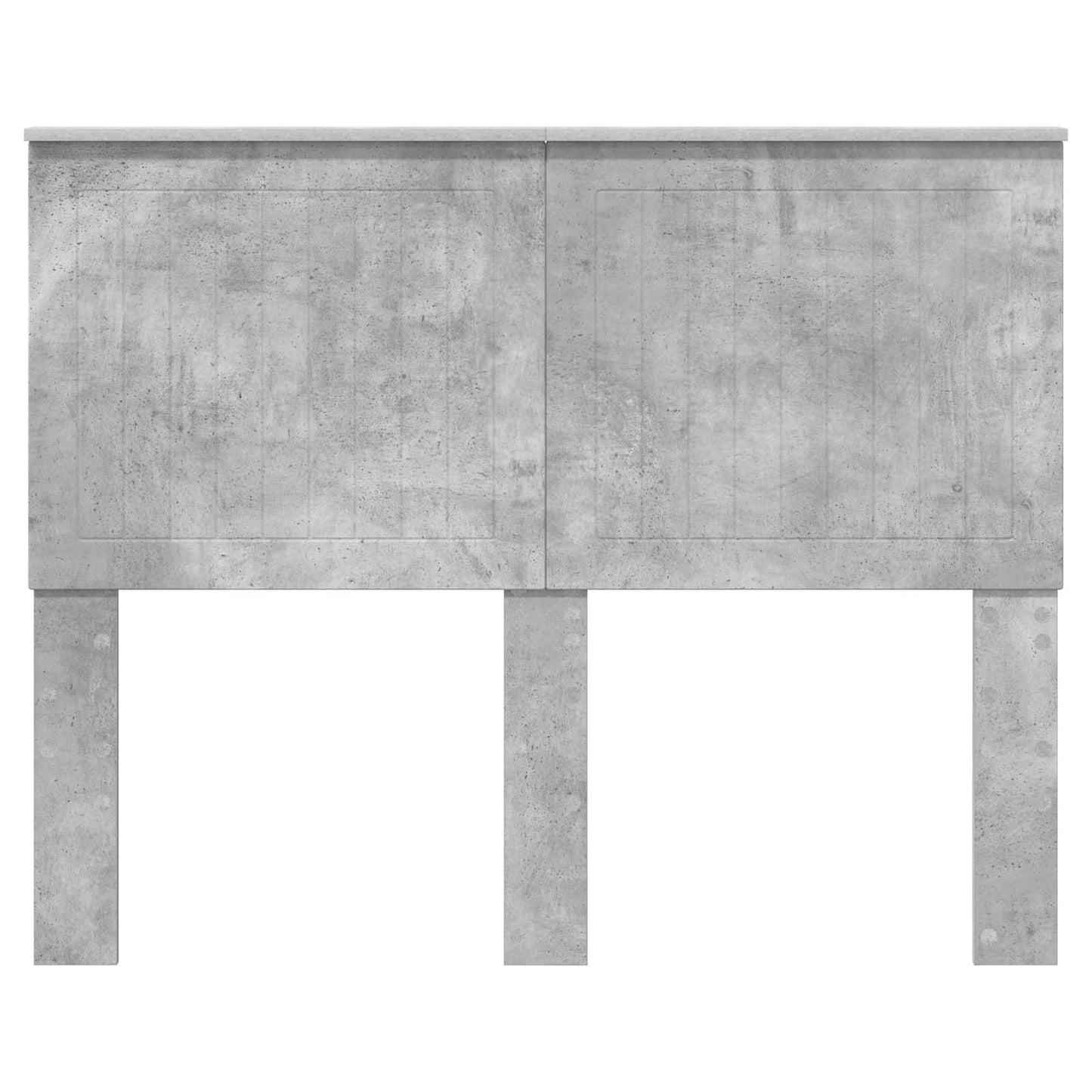 vidaXL Kopfteil mit Kopfteil Beton Grau 120 cm Holzwerkstoff