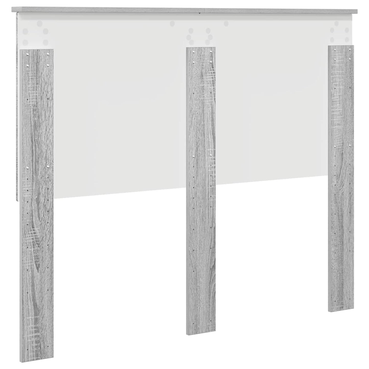 vidaXL Kopfteil mit Kopfteil Graues Sonoma 120 cm Holzwerkstoff