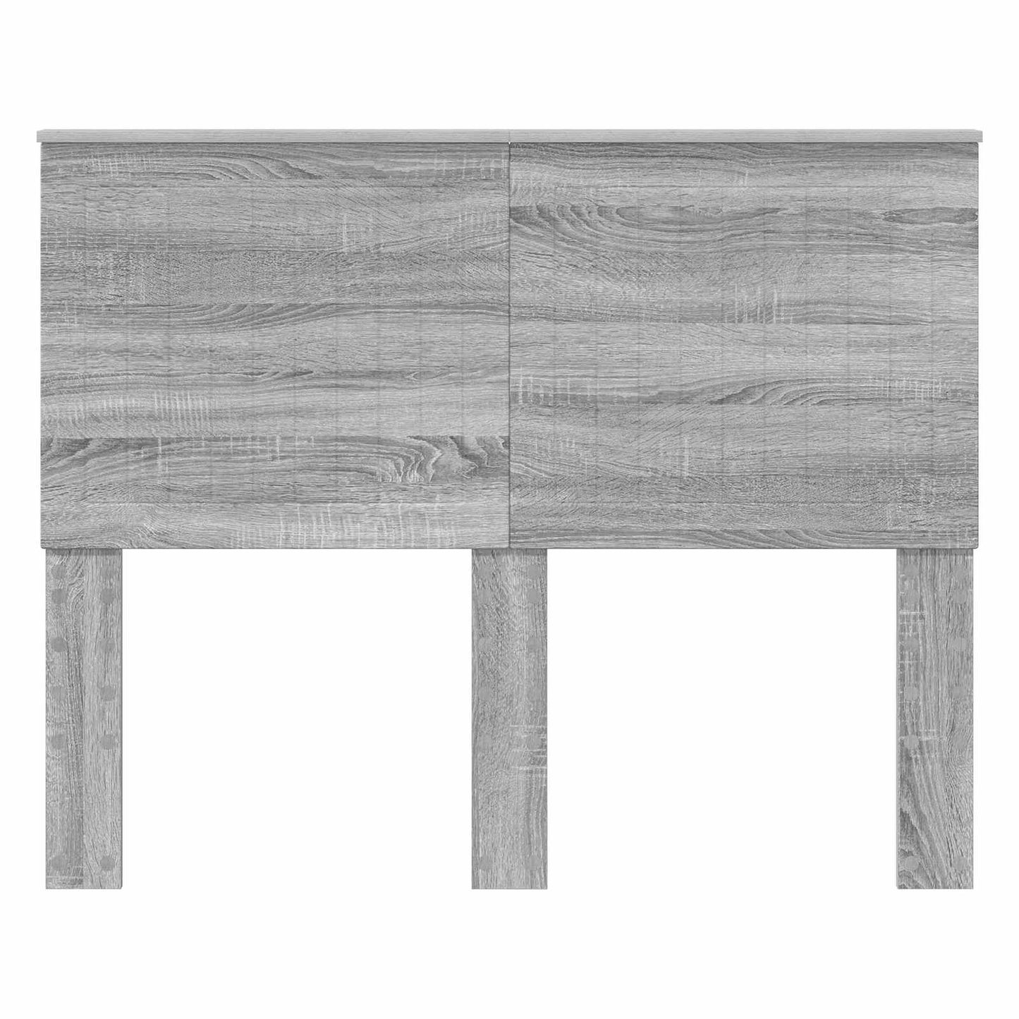 vidaXL Kopfteil mit Kopfteil Graues Sonoma 120 cm Holzwerkstoff
