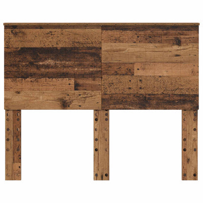 vidaXL Kopfteil mit Kopfteil Altholz 120 cm Holzwerkstoff