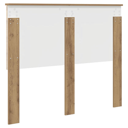 vidaXL Kopfteil mit Kopfteil Artisan-Eiche 120 cm Holzwerkstoff