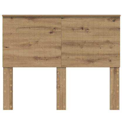 vidaXL Kopfteil mit Kopfteil Artisan-Eiche 120 cm Holzwerkstoff