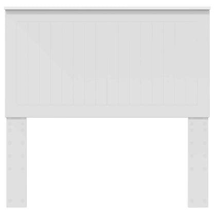 Kopfteil mit Kopfteil Weiß 100 cm Holzwerkstoff