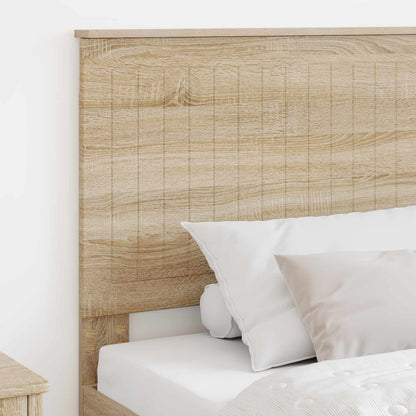 Kopfteil mit Kopfteil Sonoma-Eiche 100 cm Holzwerkstoff