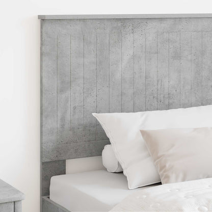vidaXL Kopfteil mit Kopfteil Beton Grau 100 cm Holzwerkstoff