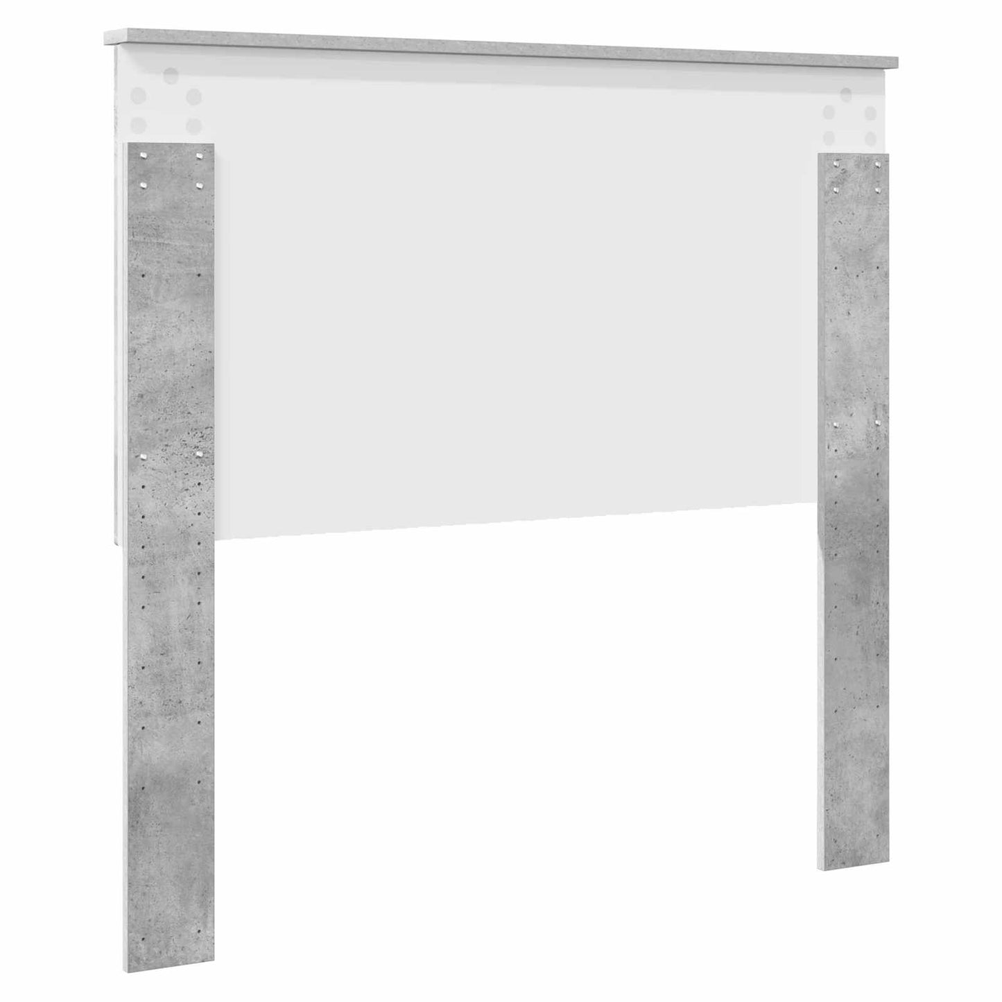 vidaXL Kopfteil mit Kopfteil Beton Grau 100 cm Holzwerkstoff