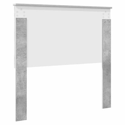 vidaXL Kopfteil mit Kopfteil Beton Grau 100 cm Holzwerkstoff