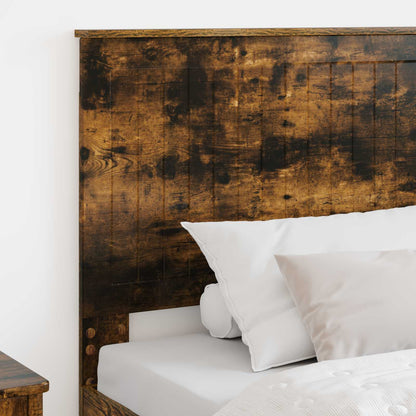 vidaXL Kopfteil mit Kopfteil Geräucherte Eiche 100 cm Holzwerkstoff