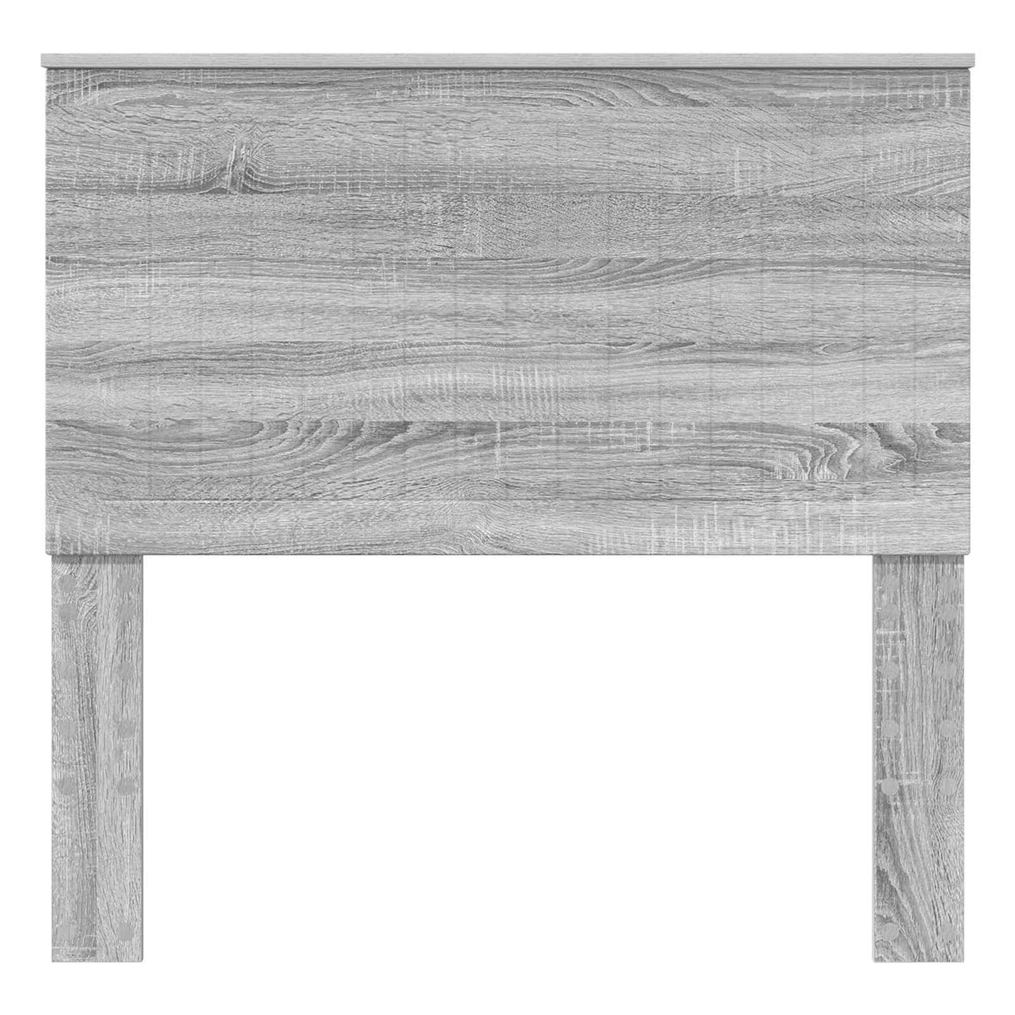 Kopfteil mit Kopfteil Graues Sonoma 100 cm Holzwerkstoff