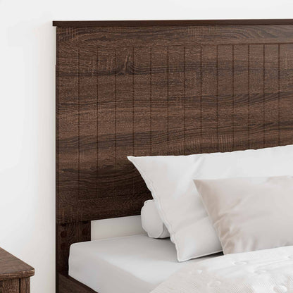 vidaXL Kopfteil mit Kopfteil Braun Eichen-Optik 100 cm Holzwerkstoff