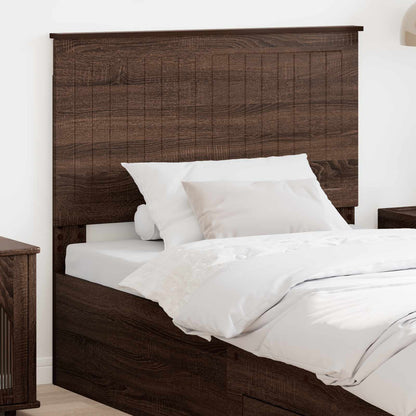 vidaXL Kopfteil mit Kopfteil Braun Eichen-Optik 100 cm Holzwerkstoff