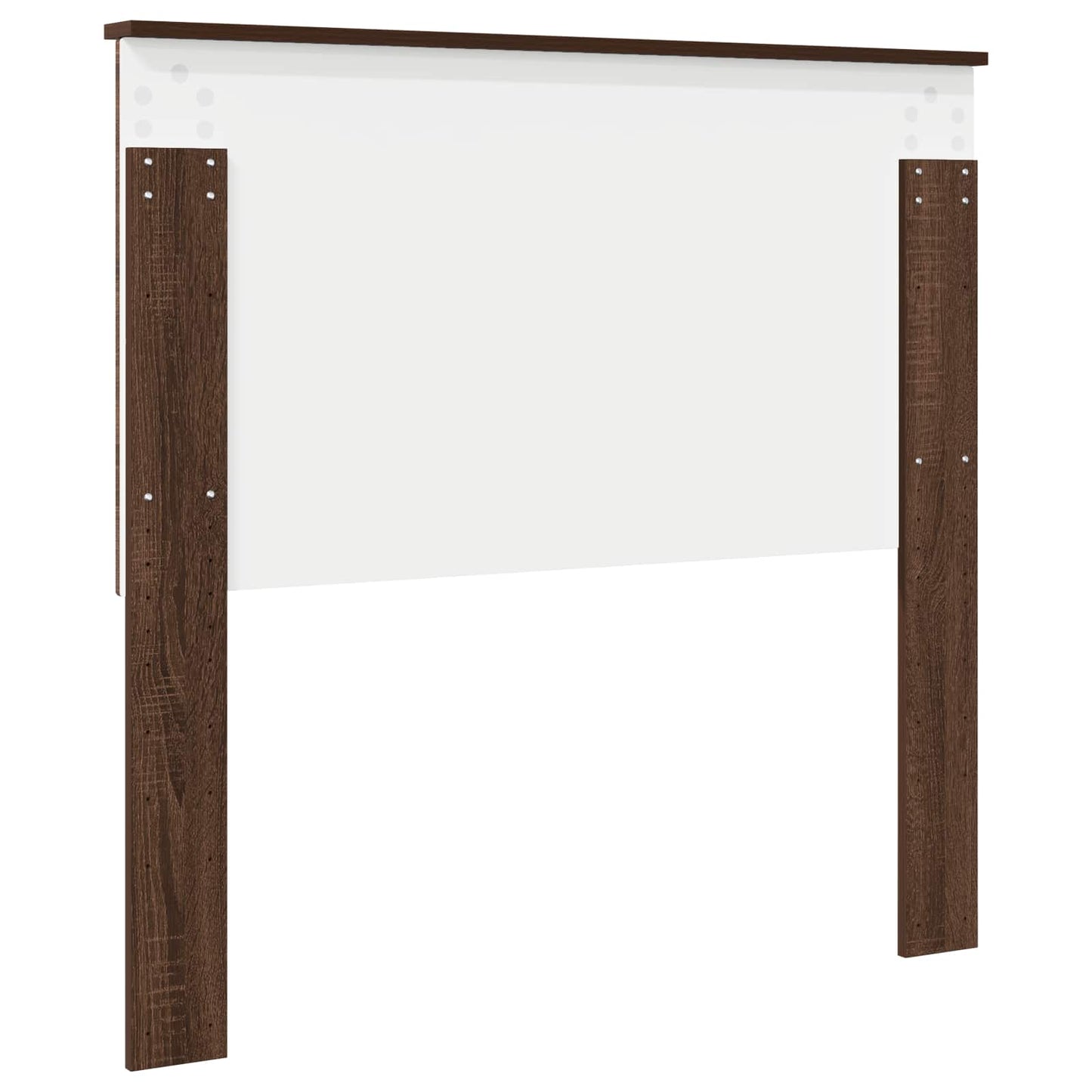 vidaXL Kopfteil mit Kopfteil Braun Eichen-Optik 100 cm Holzwerkstoff