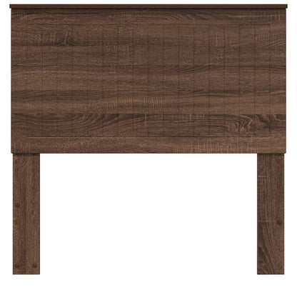 vidaXL Kopfteil mit Kopfteil Braun Eichen-Optik 100 cm Holzwerkstoff