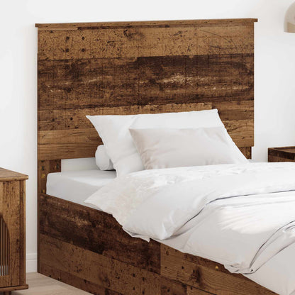 vidaXL Kopfteil mit Kopfteil Altholz 100 cm Holzwerkstoff