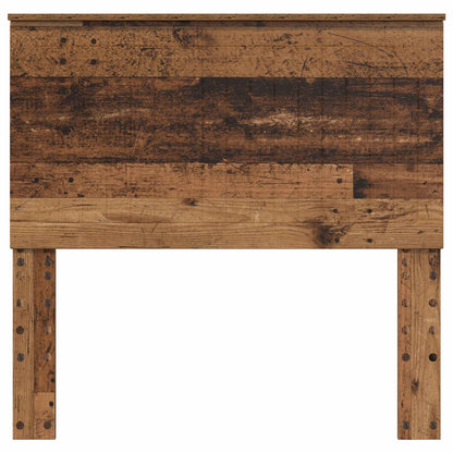 vidaXL Kopfteil mit Kopfteil Altholz 100 cm Holzwerkstoff