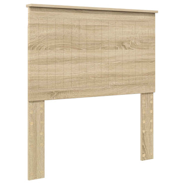 vidaXL Kopfteil mit Kopfteil Sonoma-Eiche 90 cm Holzwerkstoff