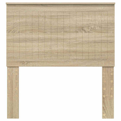 Kopfteil mit Kopfteil Sonoma-Eiche 90 cm Holzwerkstoff