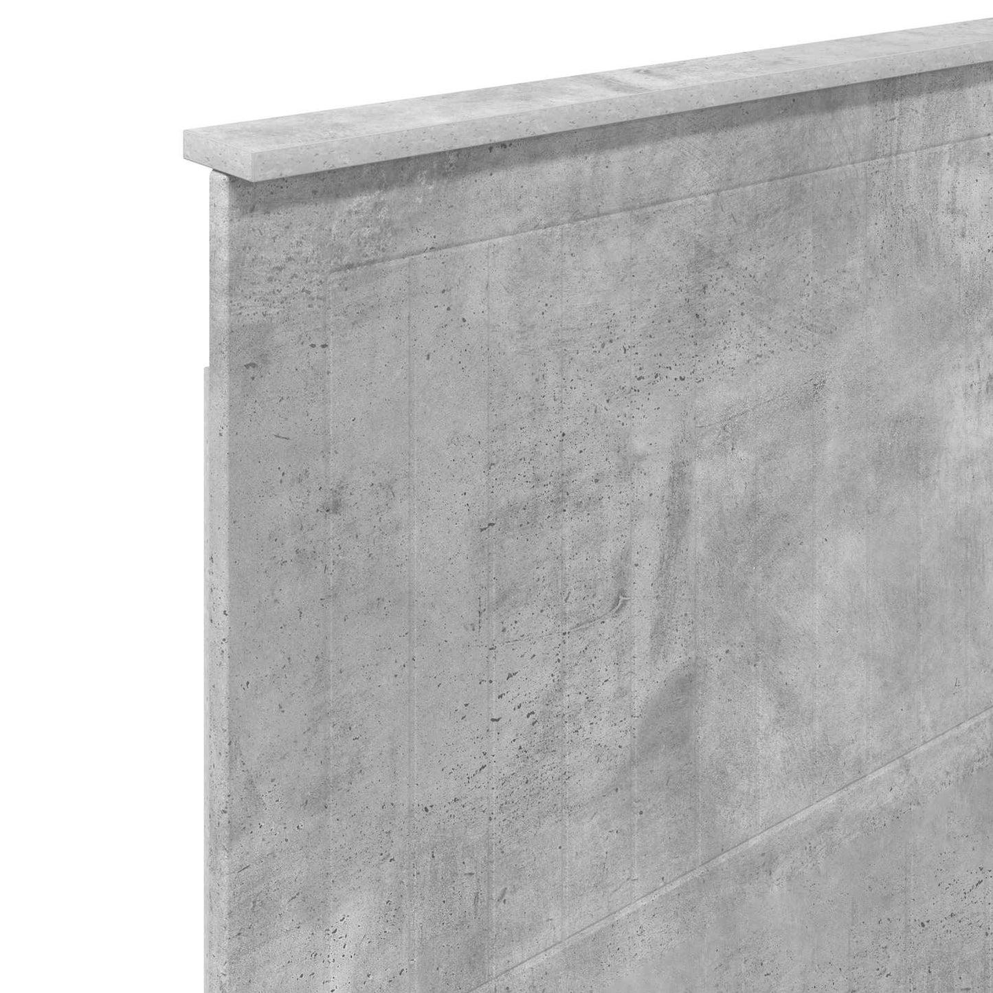 vidaXL Kopfteil mit Kopfteil Beton Grau 90 cm Holzwerkstoff