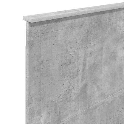 vidaXL Kopfteil mit Kopfteil Beton Grau 90 cm Holzwerkstoff