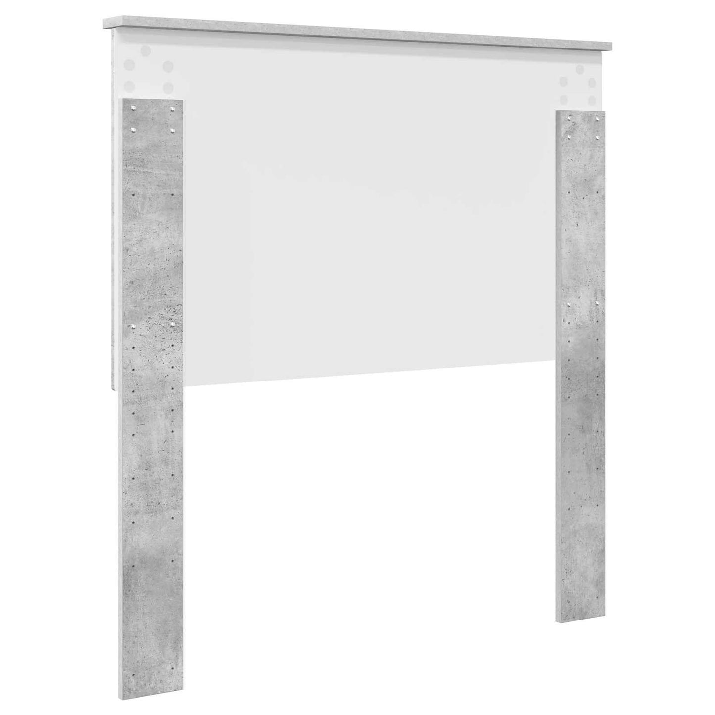 vidaXL Kopfteil mit Kopfteil Beton Grau 90 cm Holzwerkstoff