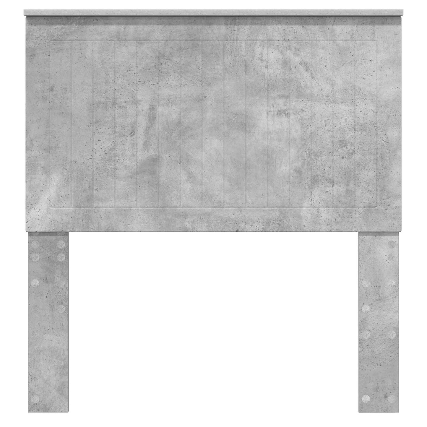 vidaXL Kopfteil mit Kopfteil Beton Grau 90 cm Holzwerkstoff