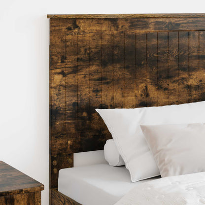 vidaXL Kopfteil mit Kopfteil Geräucherte Eiche 90 cm Holzwerkstoff