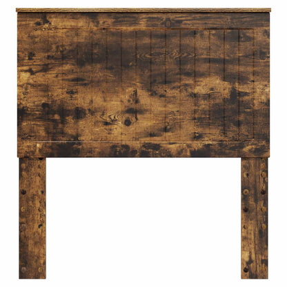 vidaXL Kopfteil mit Kopfteil Geräucherte Eiche 90 cm Holzwerkstoff