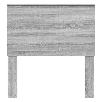 Kopfteil mit Kopfteil Graues Sonoma 90 cm Holzwerkstoff