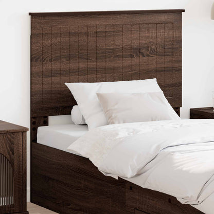 vidaXL Kopfteil mit Kopfteil Braun Eichen-Optik 90 cm Holzwerkstoff