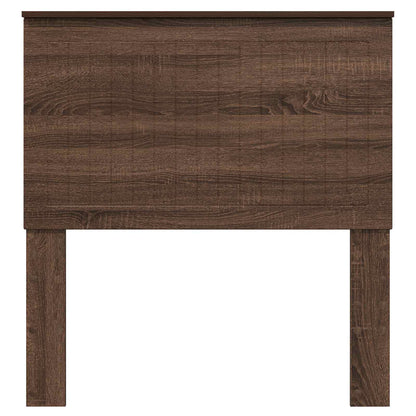 vidaXL Kopfteil mit Kopfteil Braun Eichen-Optik 90 cm Holzwerkstoff