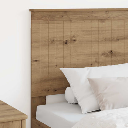 vidaXL Tête de lit avec tête de lit chêne artisan 90 cm bois d'ingénierie
