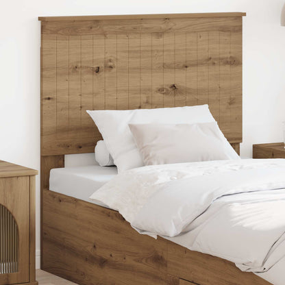 vidaXL Tête de lit avec tête de lit chêne artisan 90 cm bois d'ingénierie