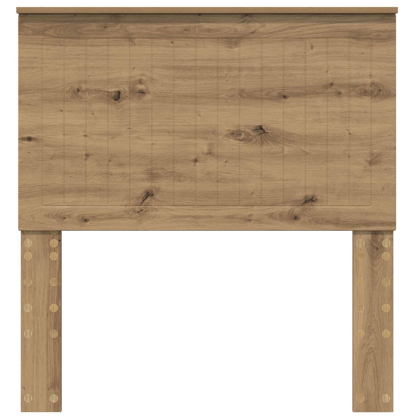 vidaXL Tête de lit avec tête de lit chêne artisan 90 cm bois d'ingénierie