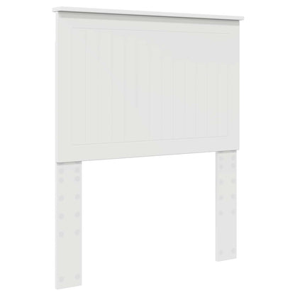 vidaXL Tête de lit avec lattes Blanc 80 cm Bois d'ingénierie