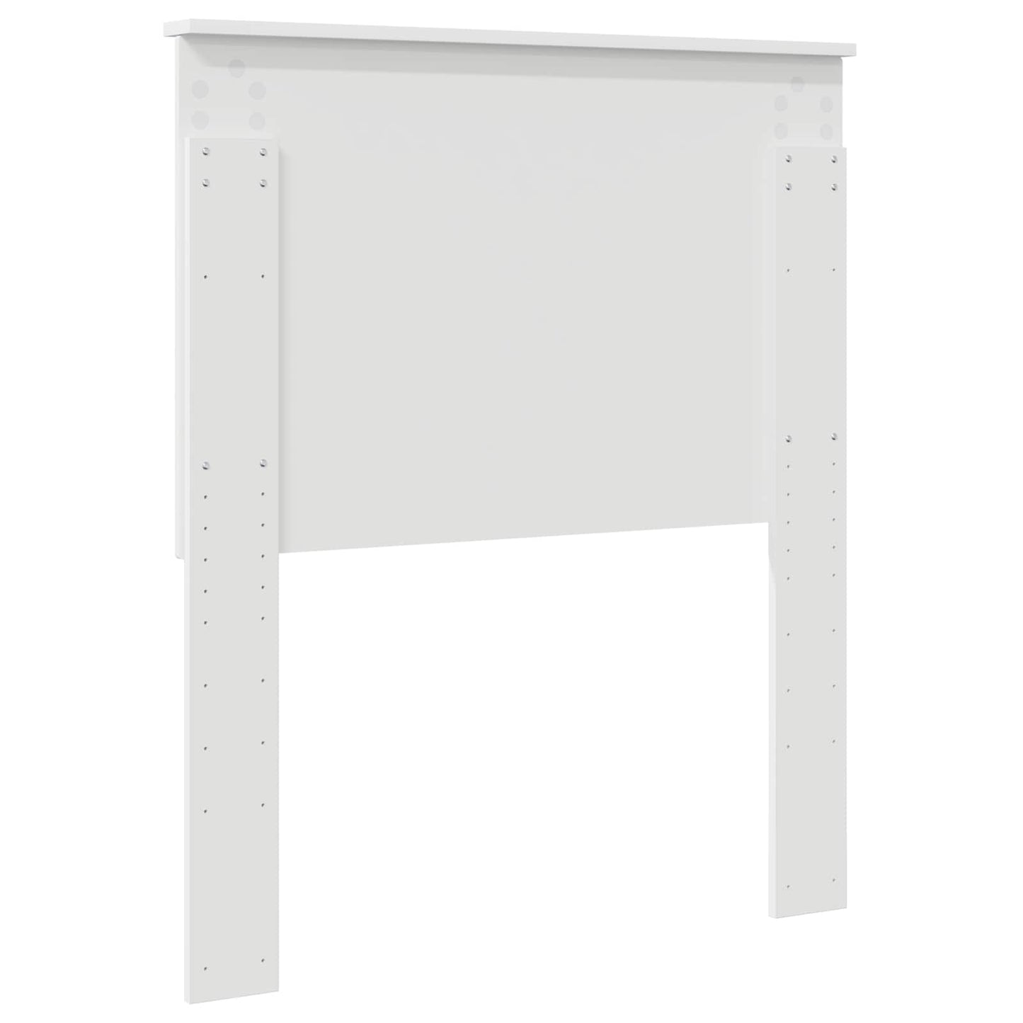vidaXL Tête de lit avec lattes Blanc 80 cm Bois d'ingénierie