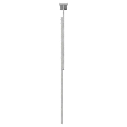 vidaXL Tête de lit avec tête de lit Gris béton 80 cm Matériau à base de bois