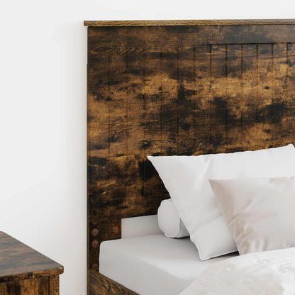 vidaXL Tête de lit Chêne fumé 80 cm Bois d'ingénierie