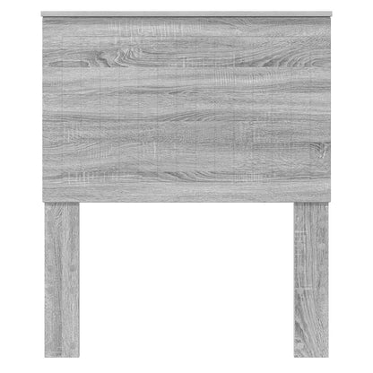 Kopfteil mit Kopfteil Graues Sonoma 80 cm Holzwerkstoff