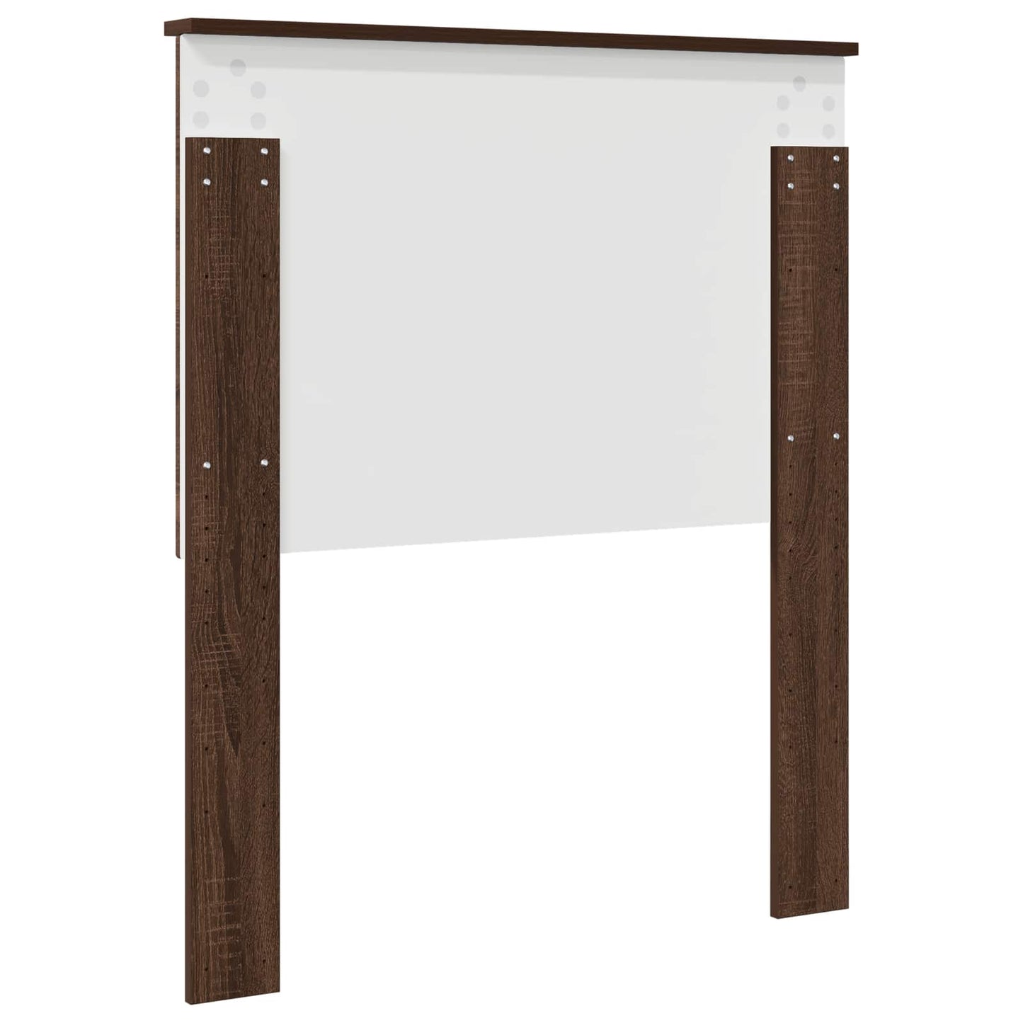 Kopfteil mit Kopfteil Braun Eichen-Optik 80 cm Holzwerkstoff