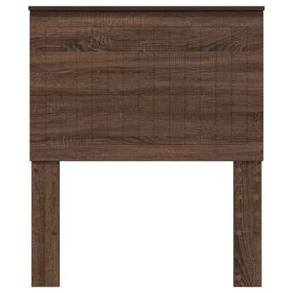Kopfteil mit Kopfteil Braun Eichen-Optik 80 cm Holzwerkstoff