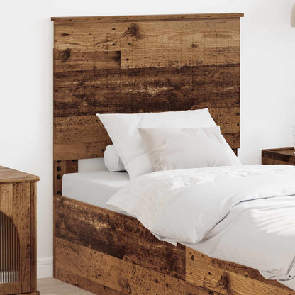 vidaXL Tête de lit avec tête de lit en bois de récupération 80 cm en bois d'ingénierie